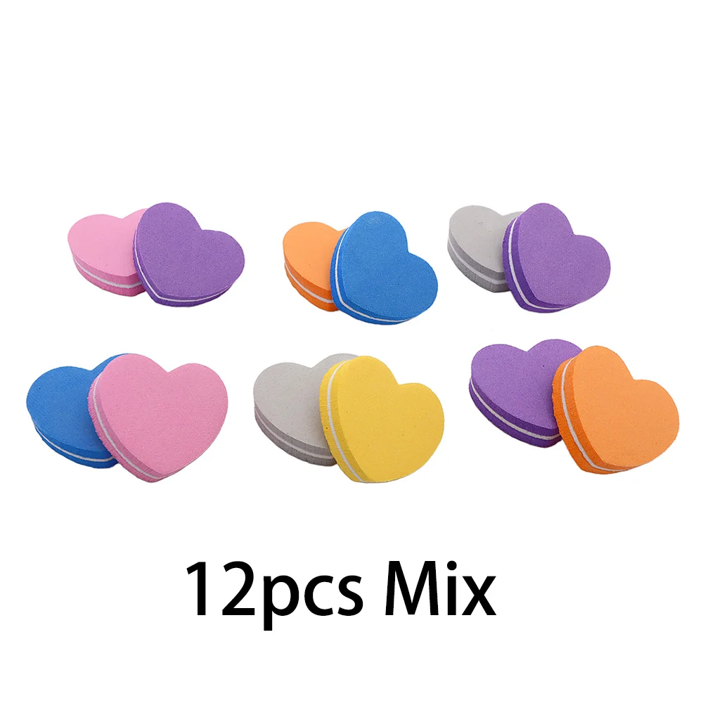 6-50 Stuks Professionele Mini Nagels Art Buffer Bestand 100/180 Schuurpapier Manicure Tips Care Bestand Schuren Polijsten Accessoires gereedschap