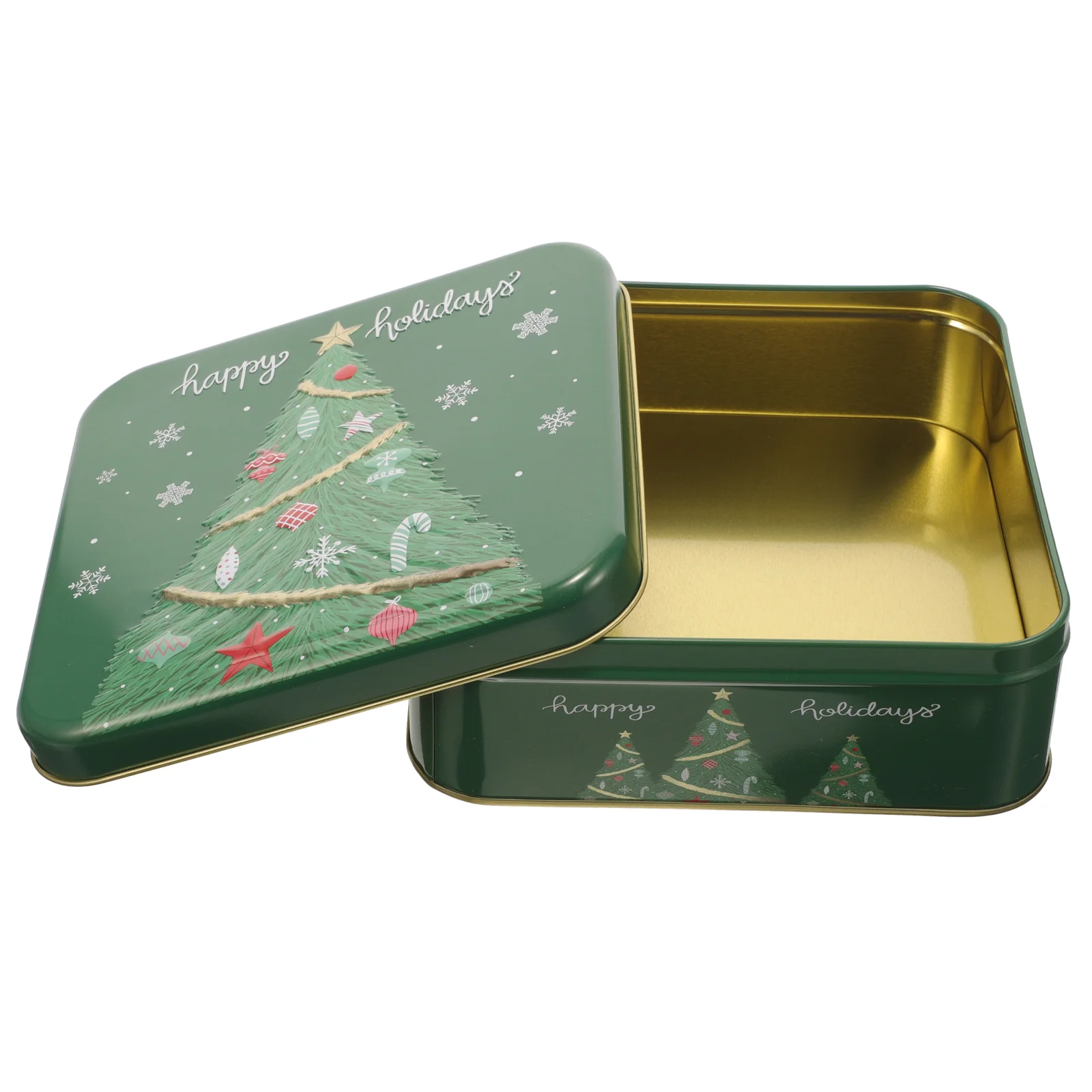 

Christmas Gift Box Cookie Containers with Lids Boxes for Giving Chocolate Gifts Large Tins Jar Party Candy