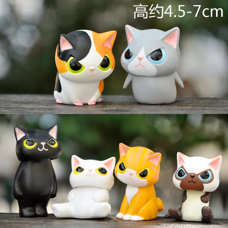 COS Capsule Toys Cute Cats Dogs Polar Bears Guinea Pigs Raccoons Headgear Animals Cute Cartoon Animals Desktop Ornaments