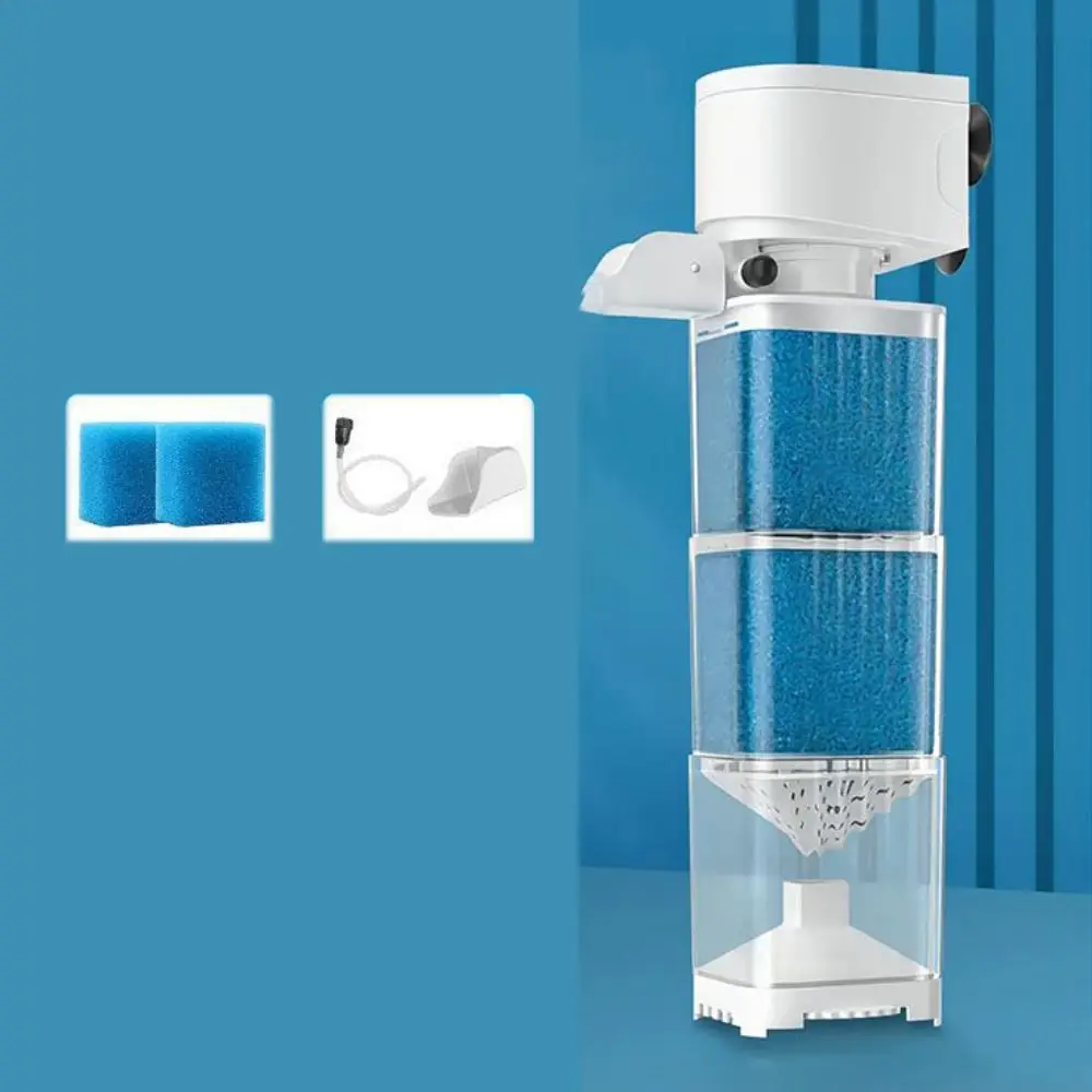 

Mute Fish Tank Submersible Filter Plastic Built-in Filter Suction Toilet Removable Water Circulation Pump