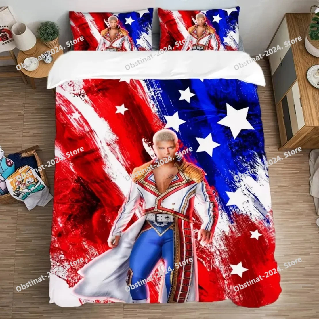 Cody Rhodes American Nightmare Bedding Set Duvet Cover Bed Set Quilt Cover Pillowcase Comforter king Queen Size Boys Adult