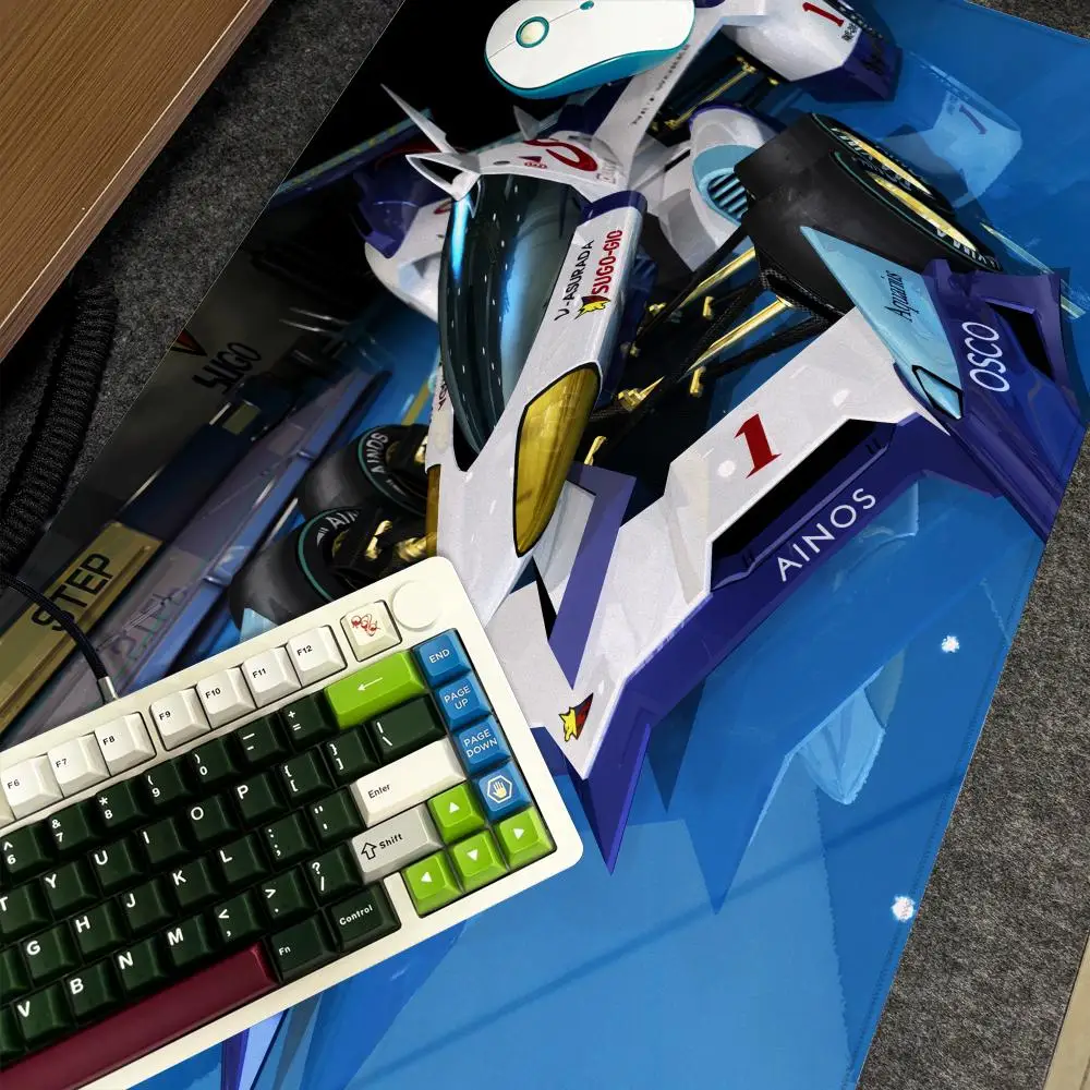 Future GPX Cyber F-Formula Mauspad Xxl Computer Große rutschfeste Gamer-Tastatur 90 x 40 cm Art Design HD-Schreibtischunterlage