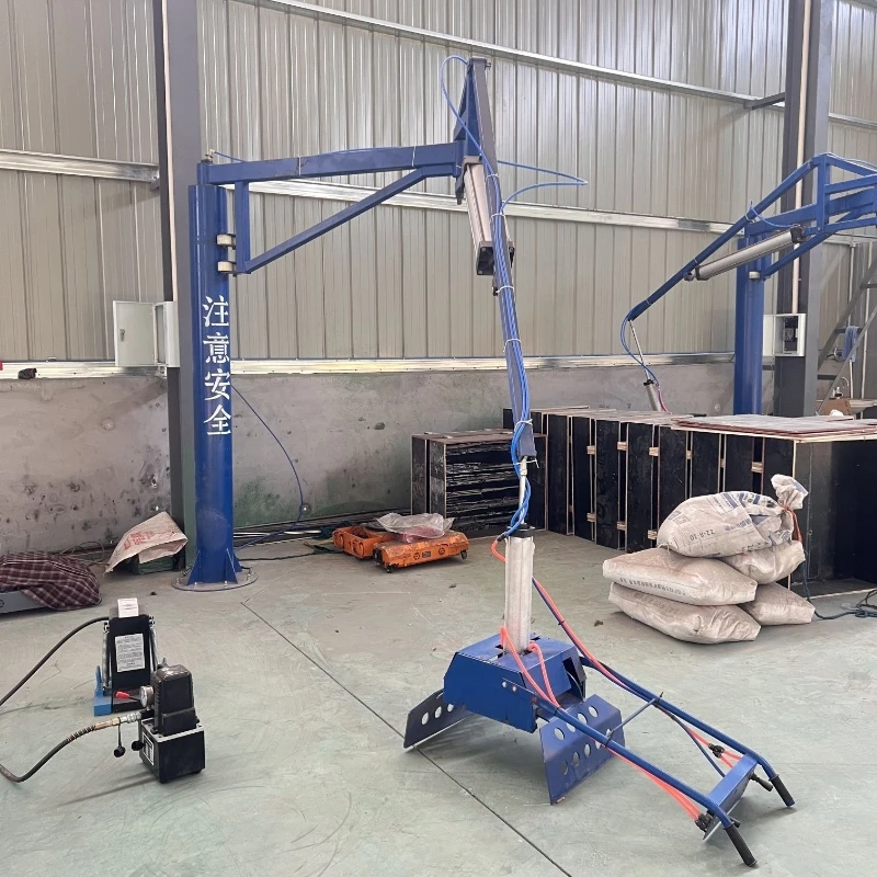

Mobile pneumatic mechanical breakthrough point robotic arm