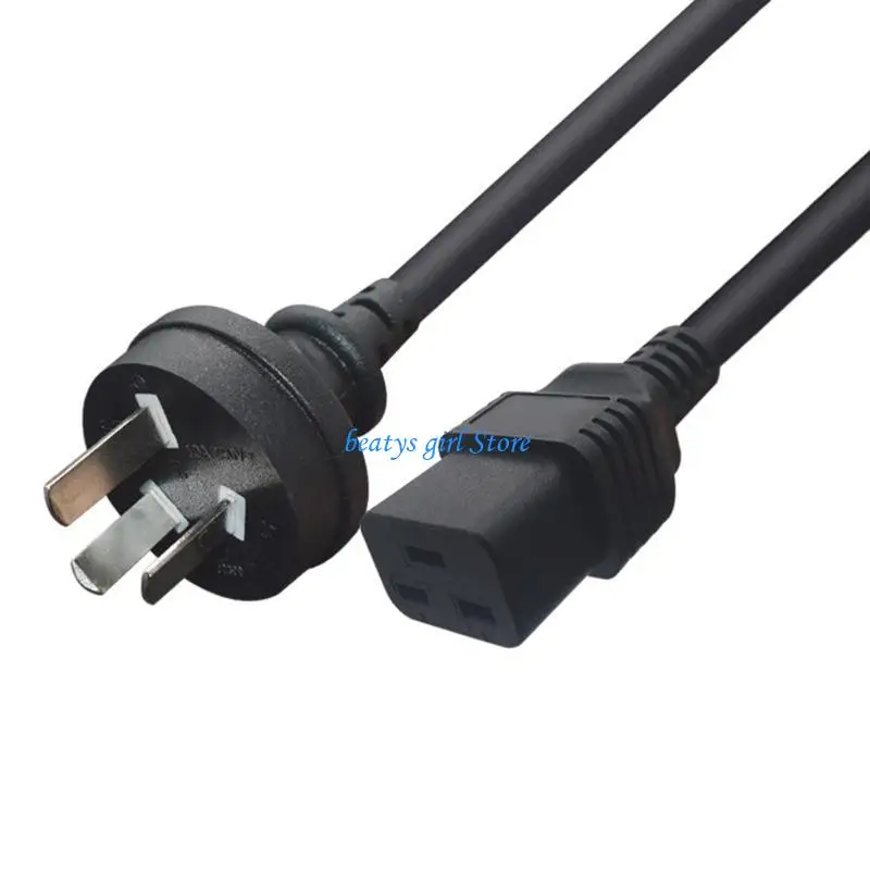 

C7AB Australia 3Pin Male to C19 Female Power Adapters Cable 3Prong Connectors