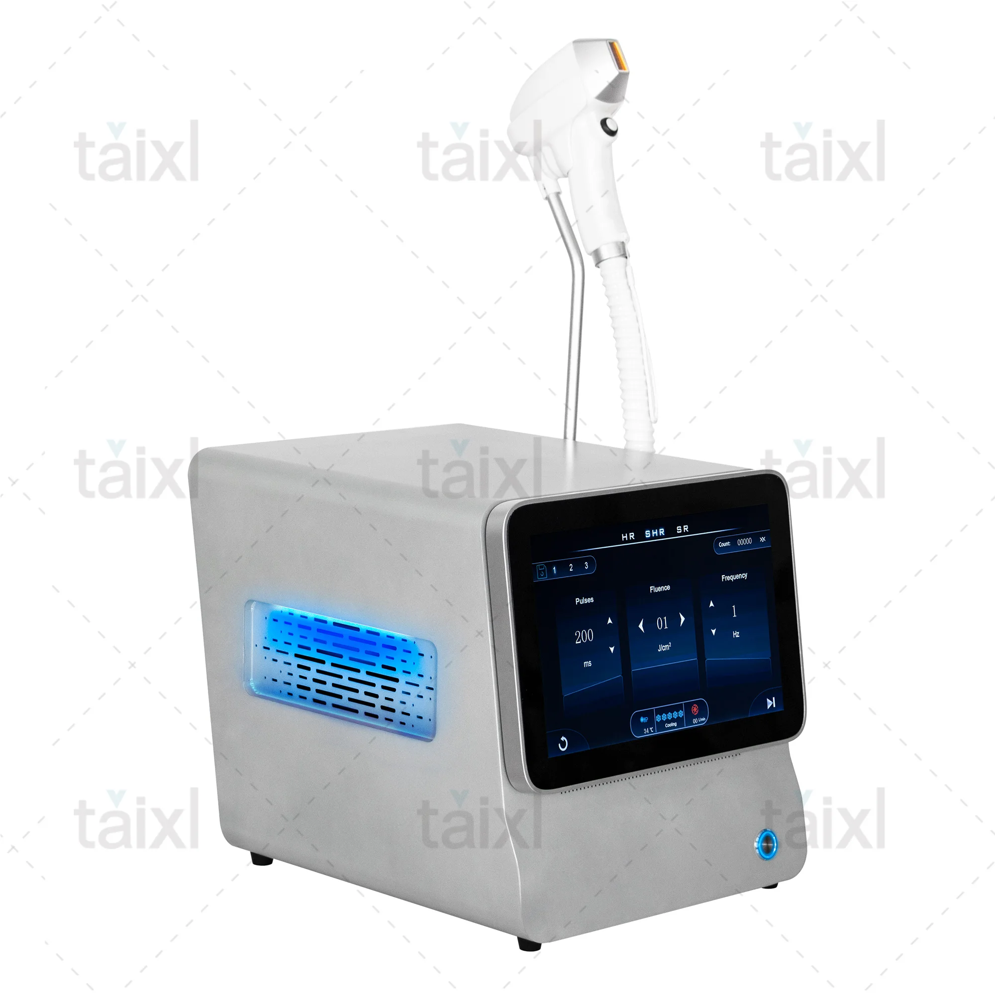 2025 Best Depilator New Ice Platinum Cooling System Skin Care 808nm Diode Laser Hair Removal Machine 3-Wavelength