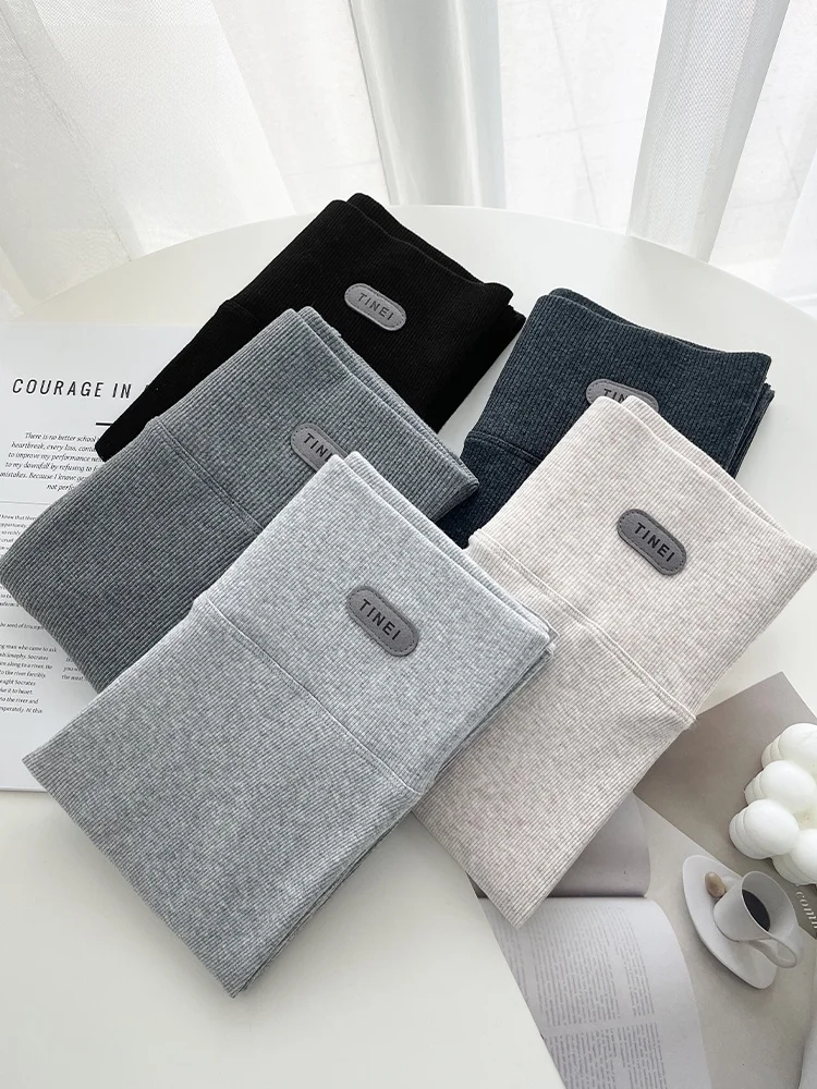 Pantalones de yoga adelgazantes de cintura alta para mujer, ropa de abrigo ajustada, pantalones cómodos de capa base Sl para levantamiento de glúteos