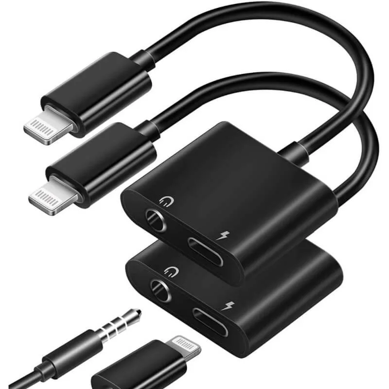 Adattatore splitter per caricabatterie audio e USB da 3,5 mm - Regalo promozionale