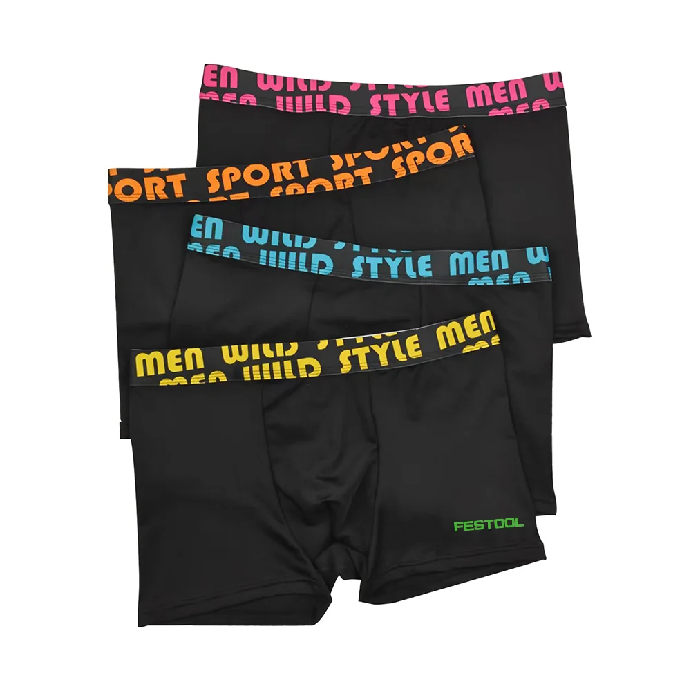 

3/5 Pcs Printing Underwear male Mens Boxers Briefs Sexy Underpants Leisure Quick Drying Breathable Men's Boxing Panties Men