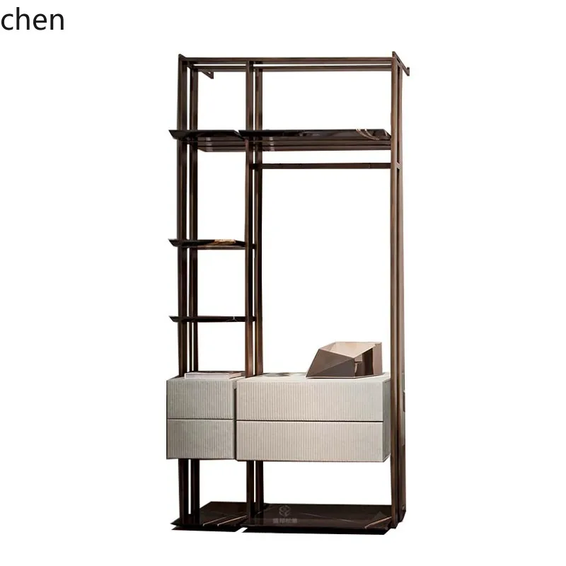 YFY  Home Premium Stainless Steel High-end Removable Multifunctional Open Wardrobe