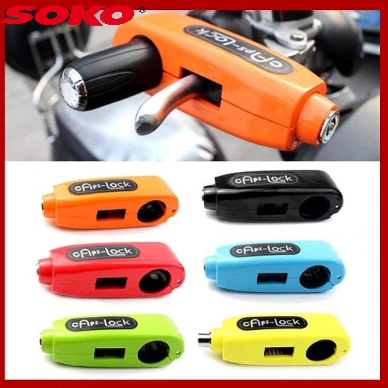 

Anti-Theft Universal Motorcycle Handlebar Lock - Secure Accelerator & Brake Lock, Motorcycle Accessories
