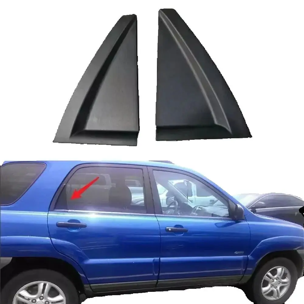 

Rear Door Exter Black For Kia Sportage 2005-2010 Outside Molding Triangle Rear Door Exterior Trim 838301F001