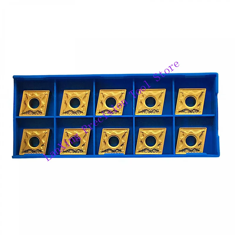 Carbide Lathe Turning Inserts CNMG120404 High Wear Resistance Cutting Inserts Lathe Metalworking