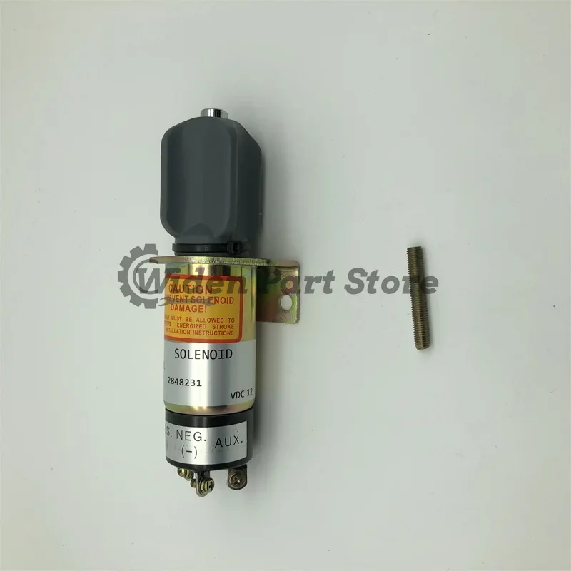 1500-2005 1502-12C2U1B1S1A Diesel Stop Solenoid for Woodward 1502 12V 3 Terminals