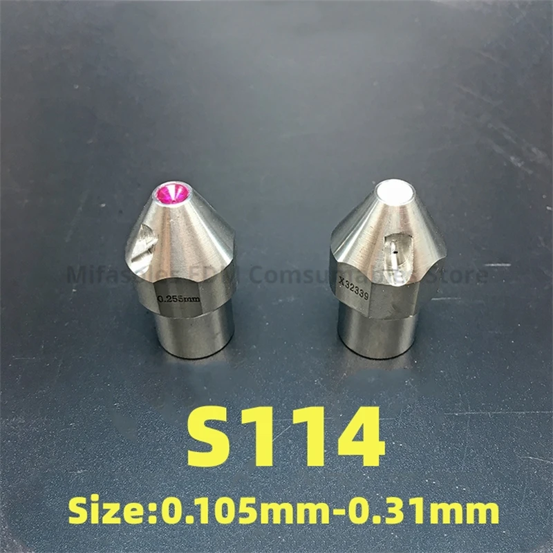 

EDM Parts S114 Upper & Lower Ruby Diamond Guide 3438115 Ceramic Wire Guide For SEIBU Machine EW-ASS,C3/C5S/C5S2(AWF) Service