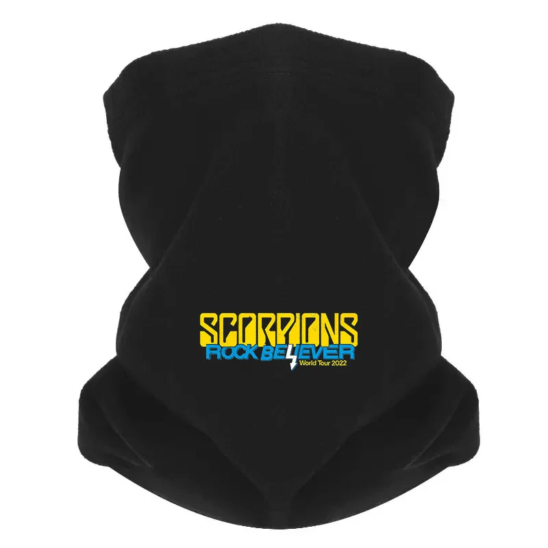 Scorpions Rock Believer World Tour 2022 hommes coupe-vent écharpe masque cou guêtre chapeau femmes casquette couvre-chef en plein air garder au chaud hiver Mul