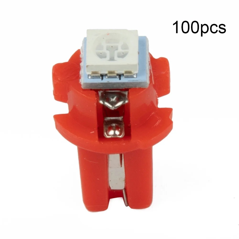Lighting LED Bulb Dashboard Bulb Blue 100Pcs 12V 40LM for b8.3D COB Car Dashboard Bulb LED Instrument Panel Lights