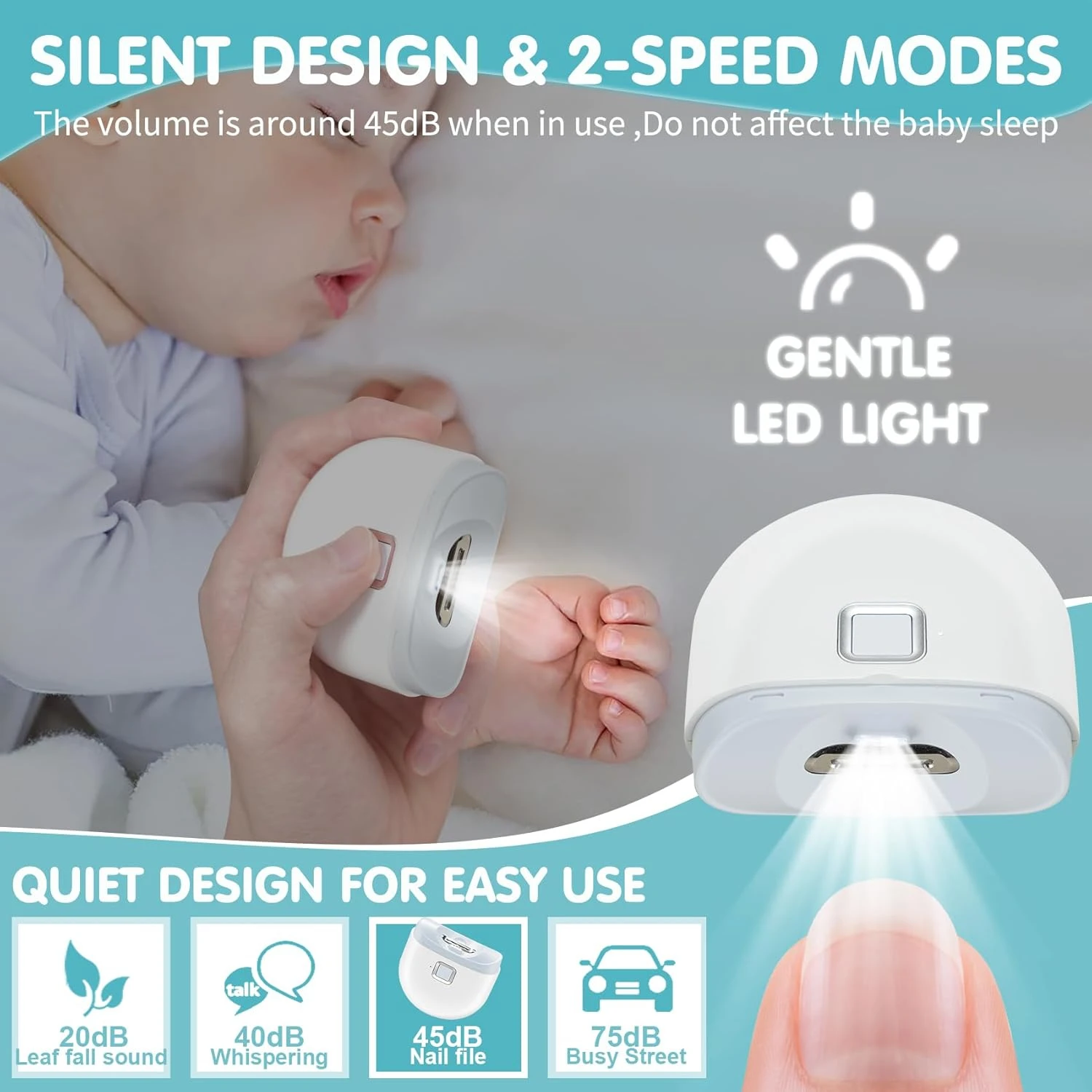 Coupe-ongles électrique automa - Baby Nail Trimmer Electric avis et prix