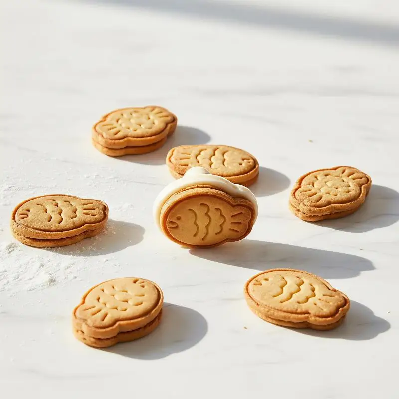 Cute Fish Shaped Biscuit Mold Non-toxic Plastic Cookie Cutter for DIY Baking Birthday Gift for Baking Enthusiasts