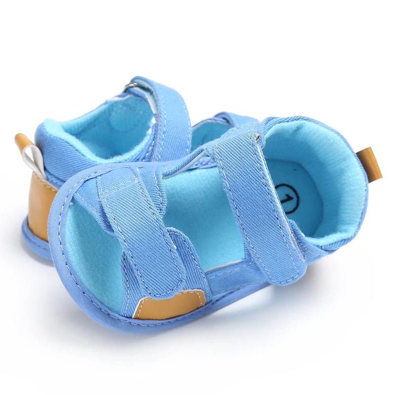 0-18M Boys Handsome Baby Shoes Summer Fashion Classic Baby Sandals Soft Sole Comfortable and Lightweight Casual Walking Shoes