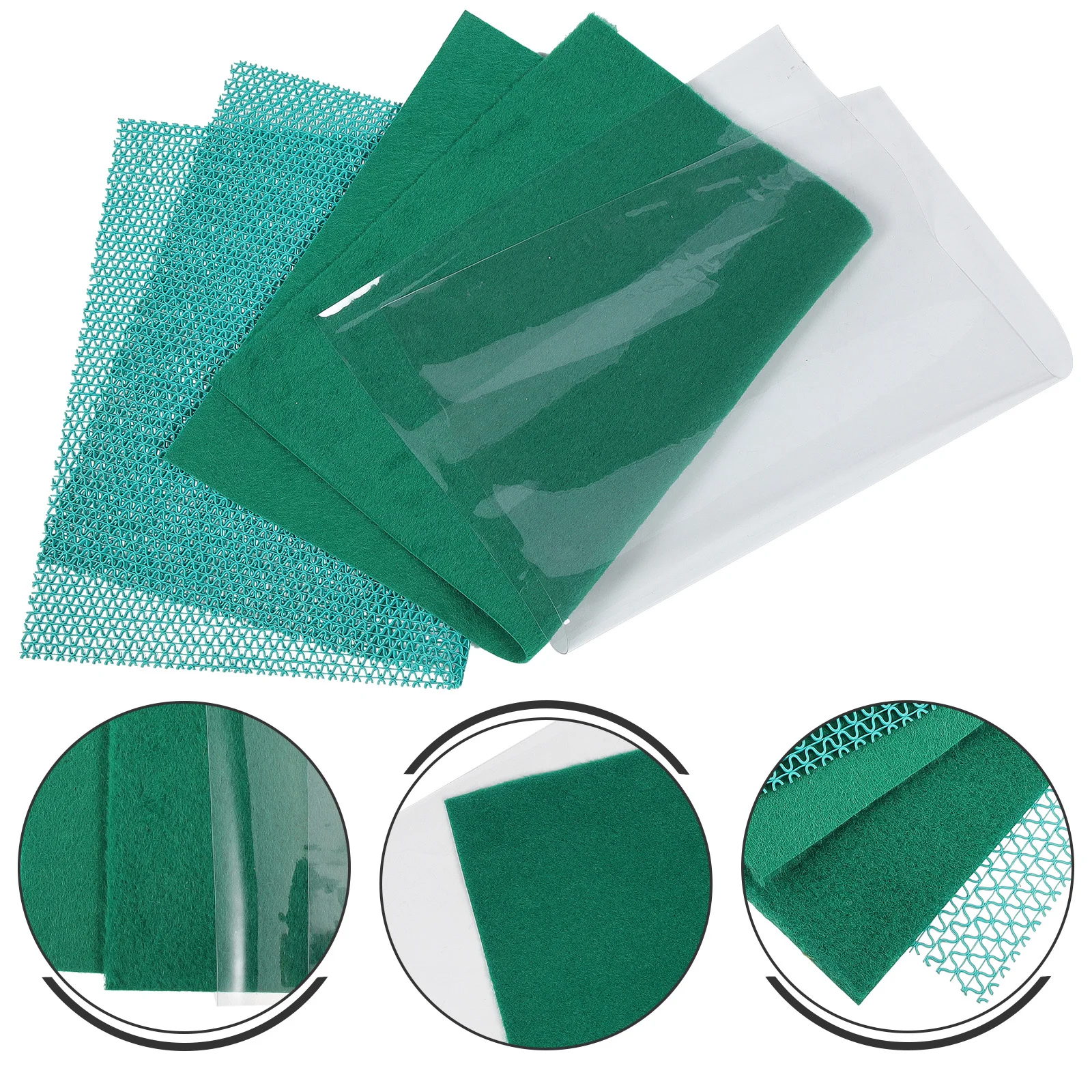 

1 set 1 Set Premium Reptile Terrarium Carpet Washable Reusable Lizard Snake Tortoise Bedding Mat Pet Supplies Substrate Liner