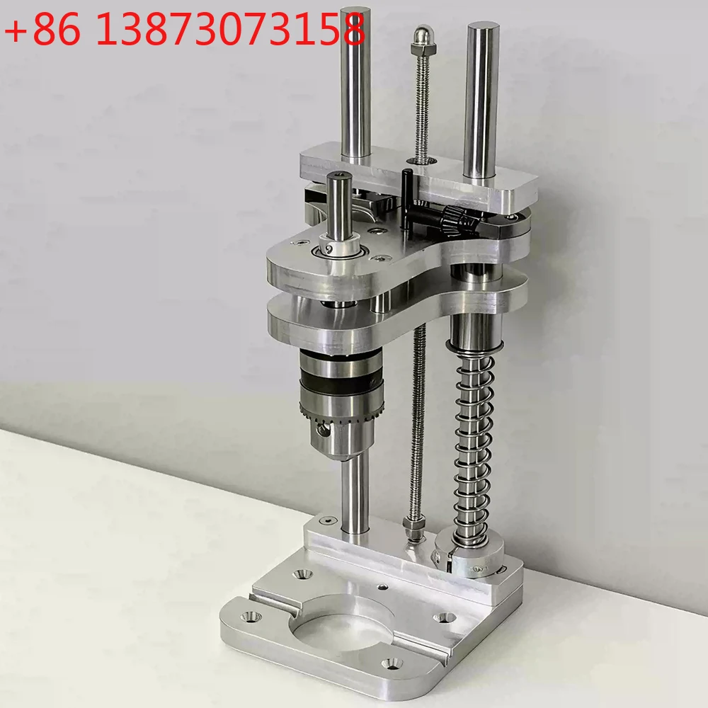 

Стойка для сверления по дереву - Вертикальный позиционирующий инструмент из алюминиевого профиля, мини-настольная стойка для дрелей и DIY-проектов