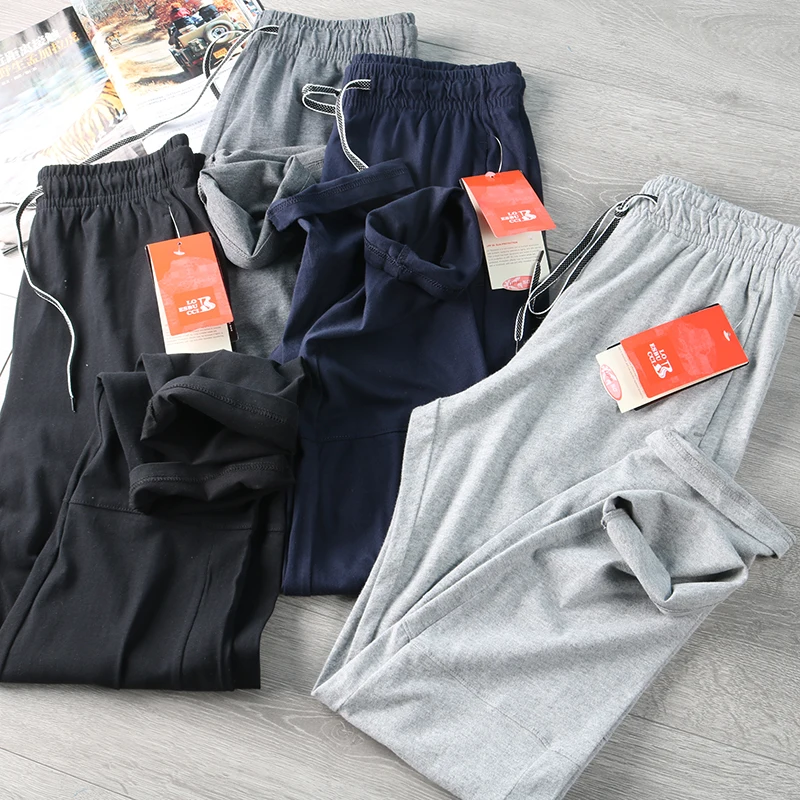 

Летние мужские универсальные хлопковые тонкие прямые брюки с завышенной талией, спортивные повседневные брюки с эластичной резинкой на талии Faion Urban Sle