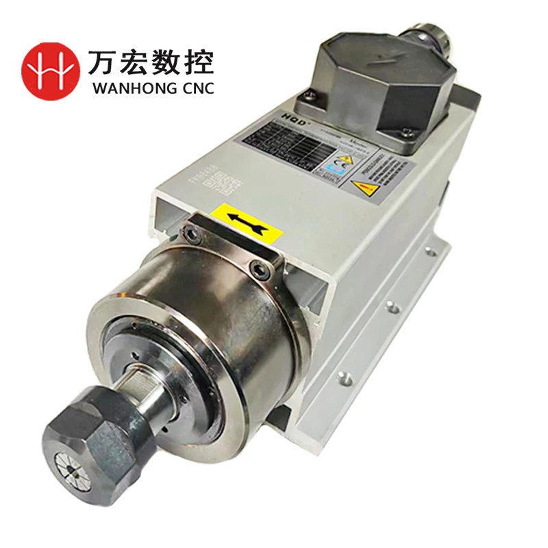 HQD CNC Spindle CNC Motor 2.2kw 220V Square Air Cooled Spindle Motor 18000RPM for CNC Router Machine