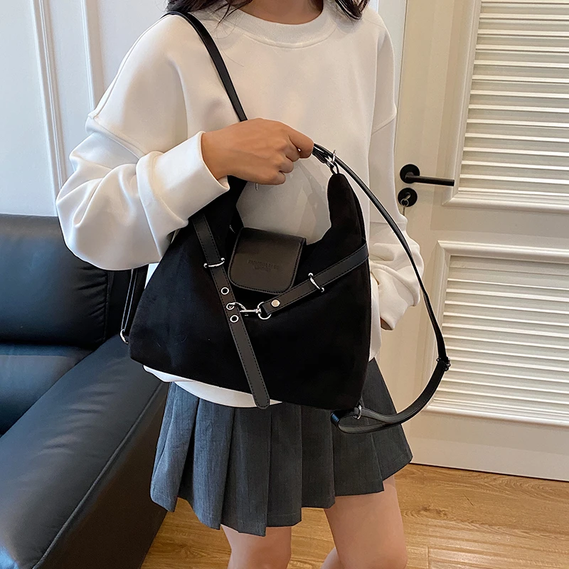 

Double-Shoulder Bags W/ Adjustable Straps Large Capacity Backpack Fashion Single Shoulder Bags for Work School Travel Shopping