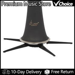 SLADE Five Foot Brace Portable Clarinet Stand Bracket Black Foldable Metal Support Woodwind Musical Instrument Accessories