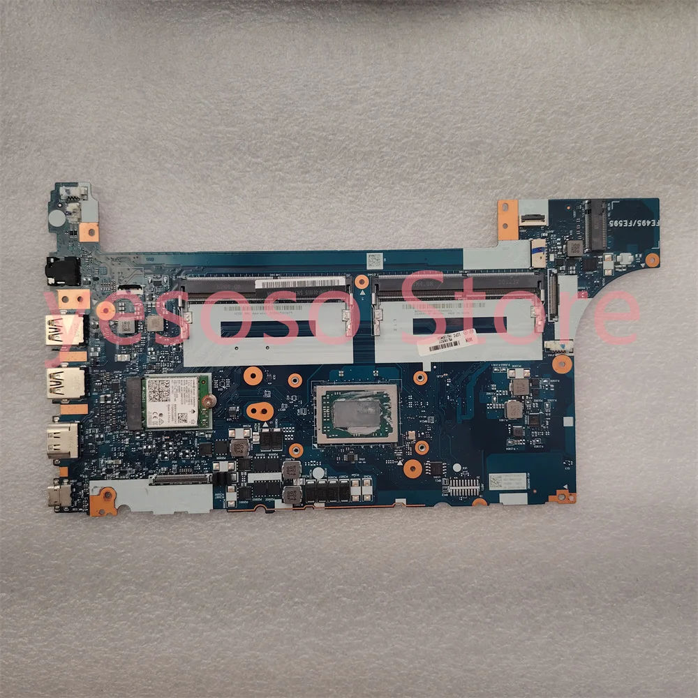 For Lenovo Thinkpad E495 E595 Laptop Motherboard R7-3700 CPU FE495/FE595 NM-C061 02DM027 02DM026 02DM024 100% Perfect Work