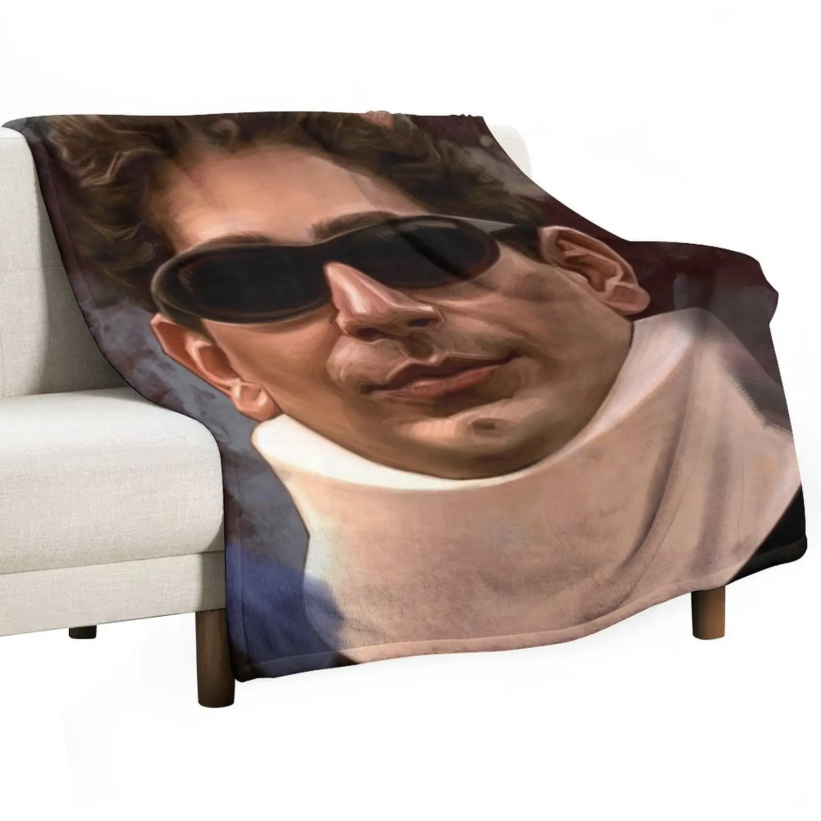 Christopher Moltisanti Throw Blanket blankets ands halloween heavy to sleep Vintage Tourist Heavy Blankets