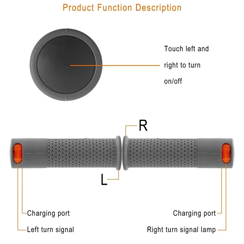 For Ninebot Max G30 ES series for Xiaomi M365/Pro MI5 Electric Scooter Handle Grips Turn Signal Light LED Lamp Handlebar Grip - view 6