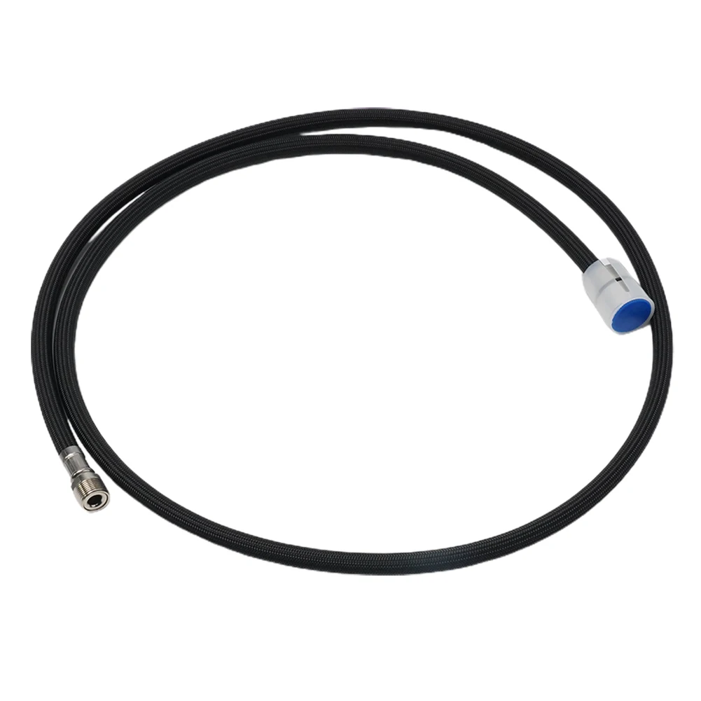 Practical Hot Sale New Tools Shower Hose Part Replacement Black Hose Length 1500 Mm Nylon Parts Replacement Tube