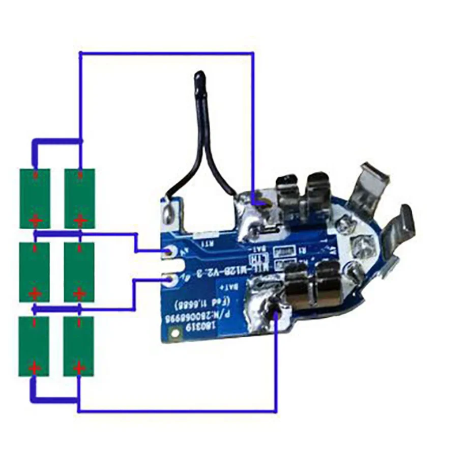 Autocollant d'étiquette de carte de circuit imprimé de protection de boîtier en plastique de batterie d'ion d'Eddie M · 12, boîtier de boîte de Milwaukee 12V, 48 V, 11 Ah, 2411, 6Ah