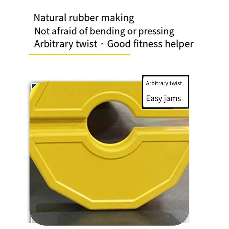 B68B Set of 4 Rubber Fractional Weight Plates, 0.5kg Gym Micro-Type Plates for Dumbbell Strength Training, Add-on Change