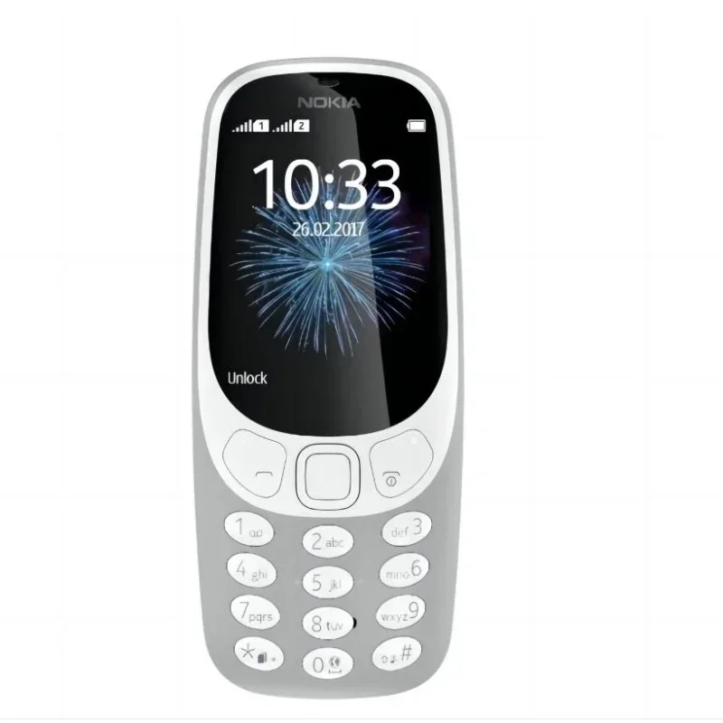 Brand new 3310 dual-mode elderly mobile phone button student network function backup phone free lifetime warranty