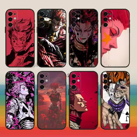 Anime H-Hisoka M-Morow Phone Case For Samsung S25,S24,S21,S22,S23,S30,Ultra,S20,Plus,Fe,Note,10,9,5G Black Cover