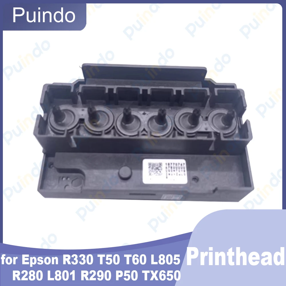 Original Printhead for Epson R330 T50 T60 L805 R280 L801 R290 P50 TX650 Printer Inkjet Nozzle