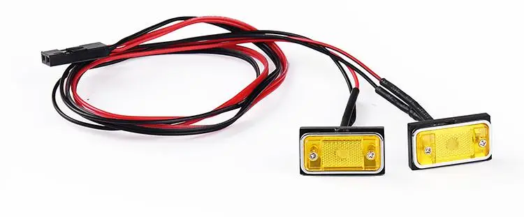 1 Paar Blinker für 1/10 1/8 RC Crawler Auto für TRX4 D90 D110 RC4WD SCX10 90046 RR10 90053 Yikong RGT Axial Breitenleuchte