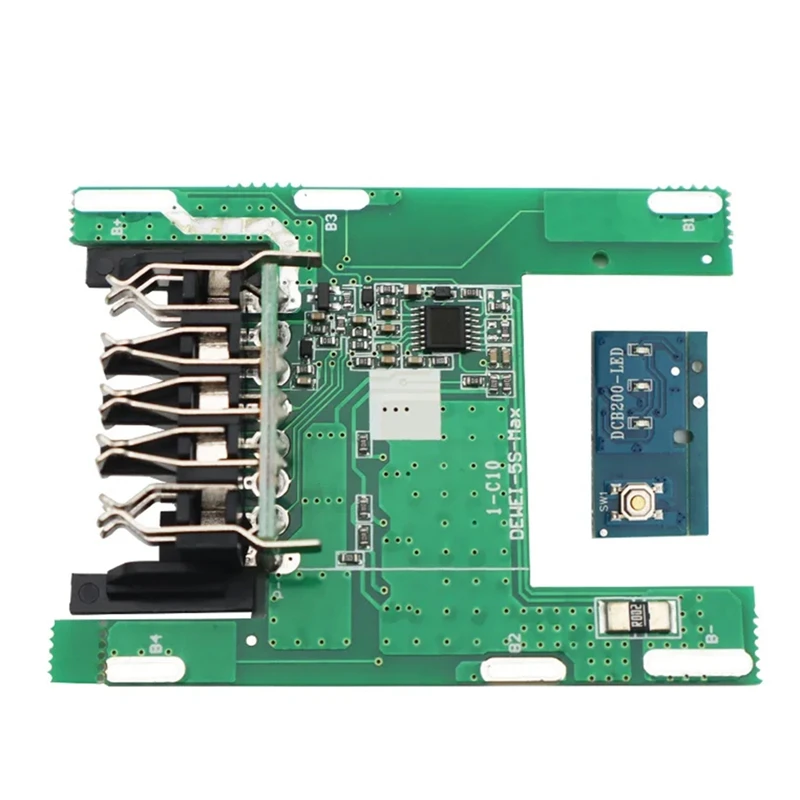 DCB200 литий-аккумулятор 10X18650 пластиковый корпус защита от зарядки печатная плата корпуса для Dewalt 18 В 20 В литий- прочный