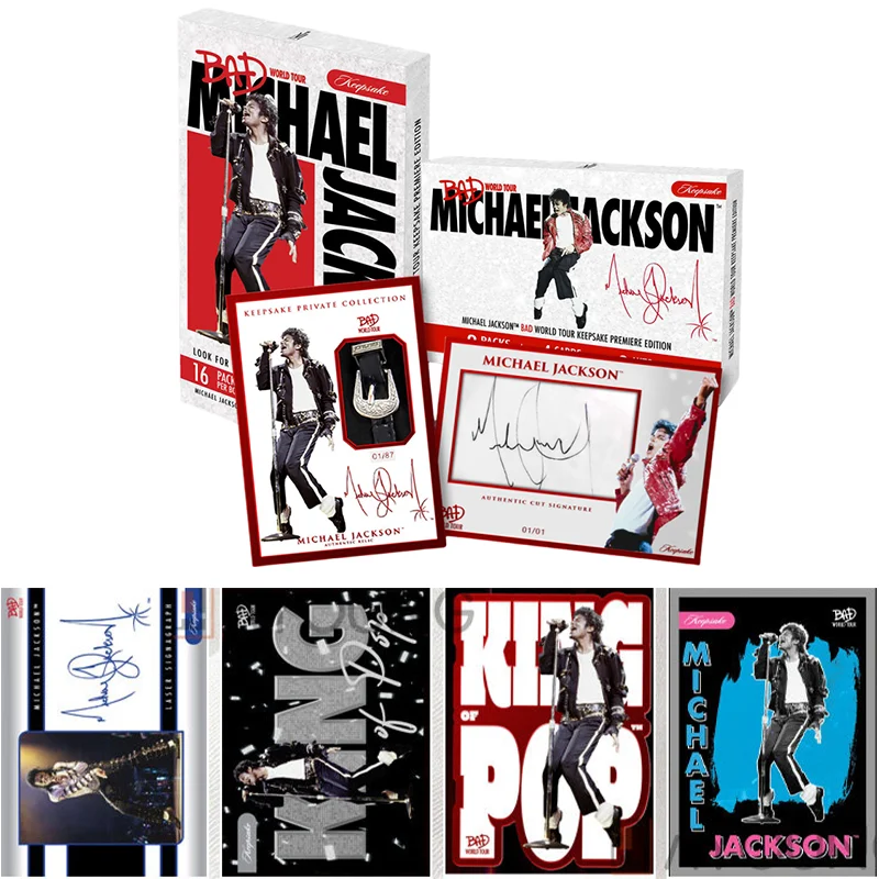 Michael Jackson Bad Tour Collectible Cards 2025 Limited