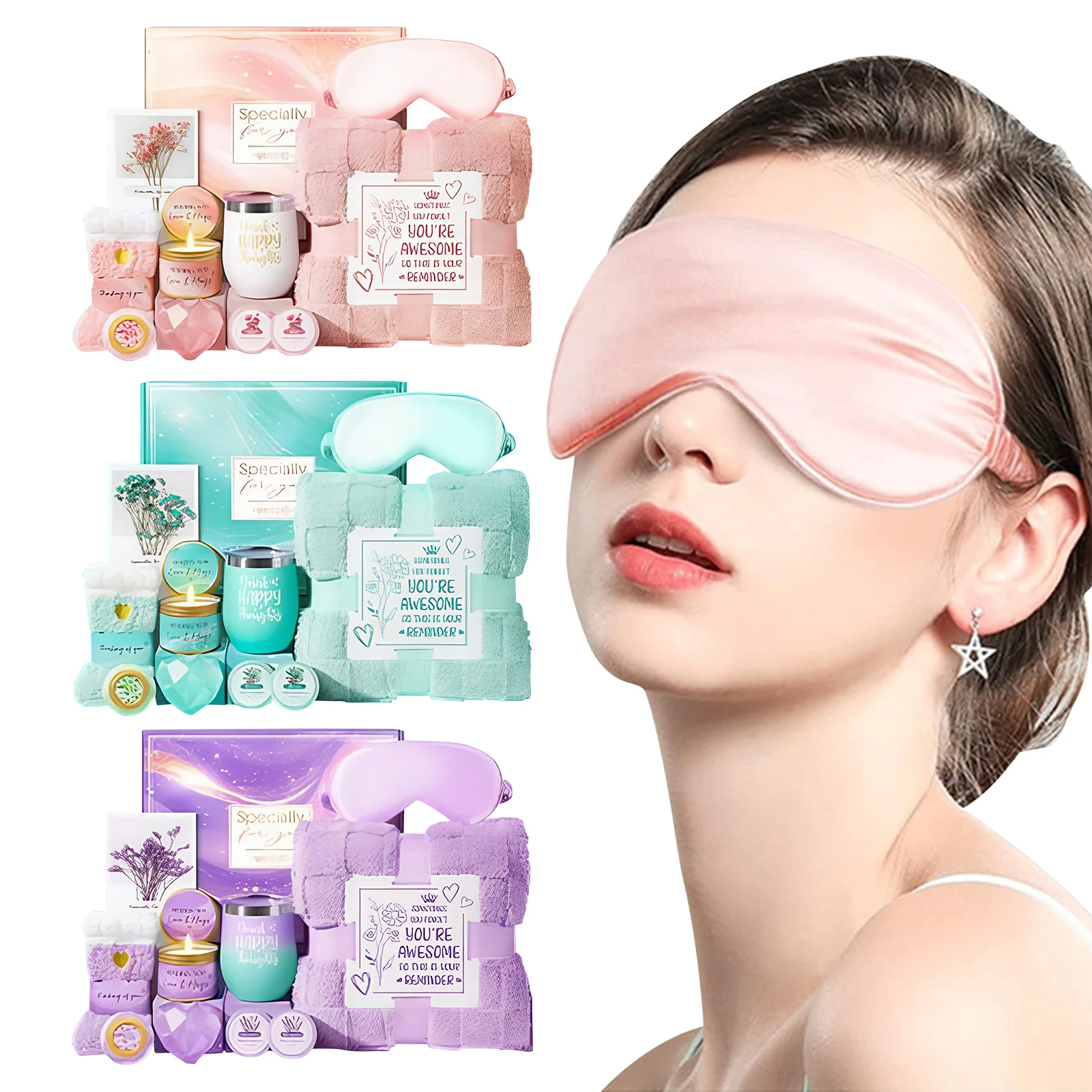 

10 шт., подарочный набор для ванны, подарочная корзина для спа, расслабляющая подарочная корзина для спа для мамы, ее сестры, учителя, друзей, дружбы