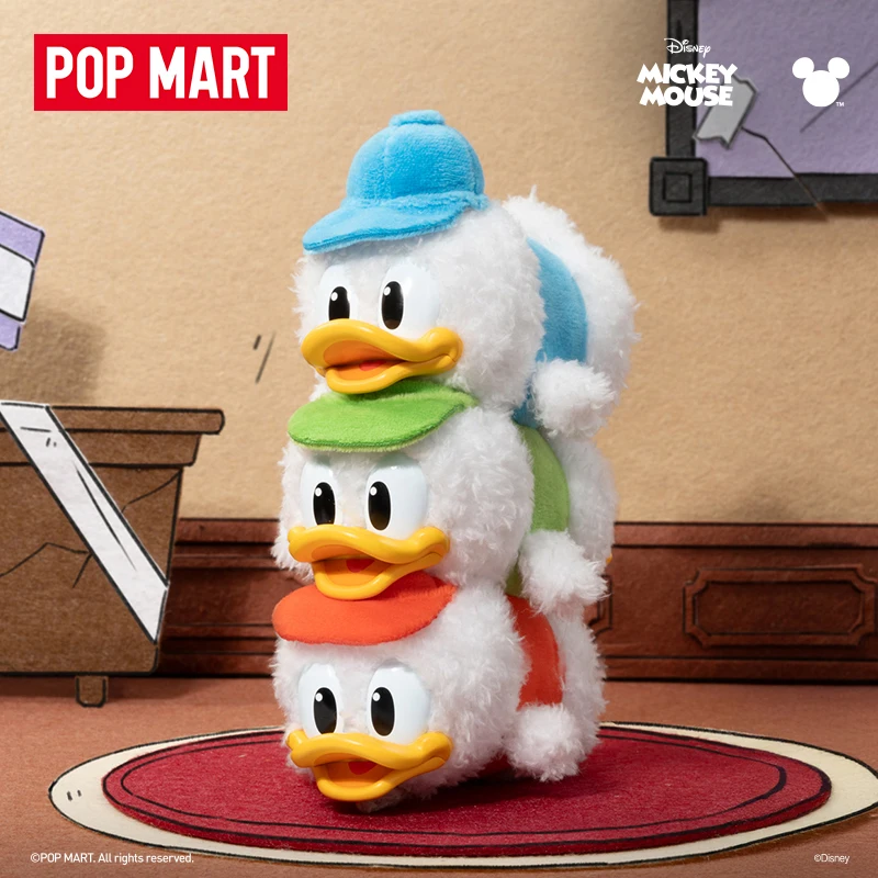 POP MART Mickey Family Cute Together Series Blind Box Schlüsselanhänger Kawaii Anime Figur Überraschung Mystery Dolls Sammlergeschenke