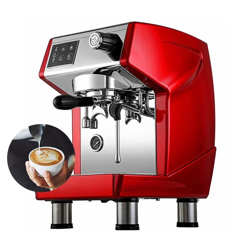 Maker Aluminum Office Business Coffee Machine Series with Milk Frother