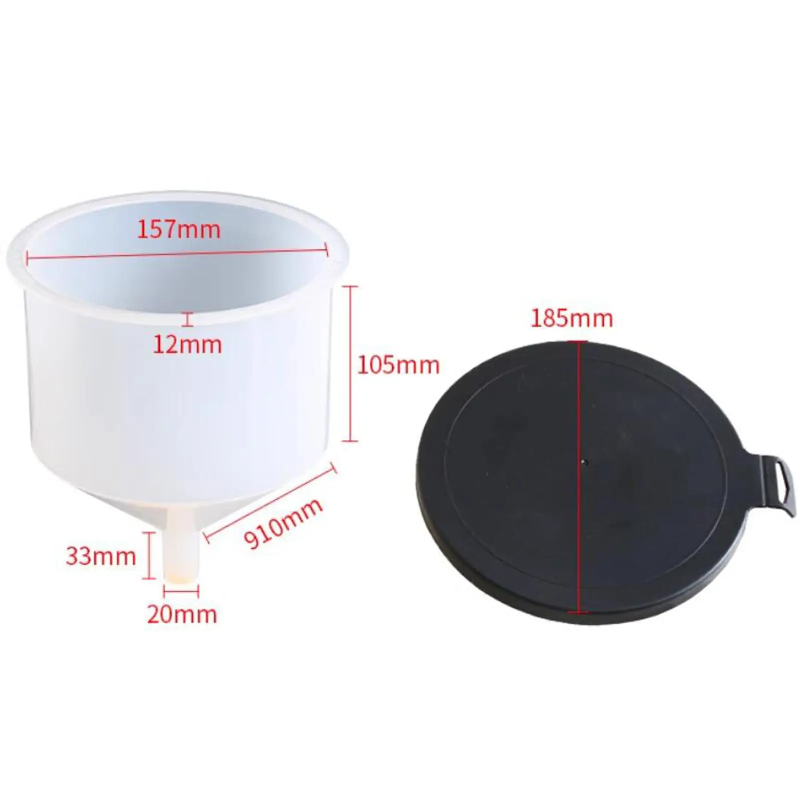 

Coolant Filling Funnel Kit Universal Spill Proof Radiator Refill Funnel Car Cooling Liquid Tool for Repair