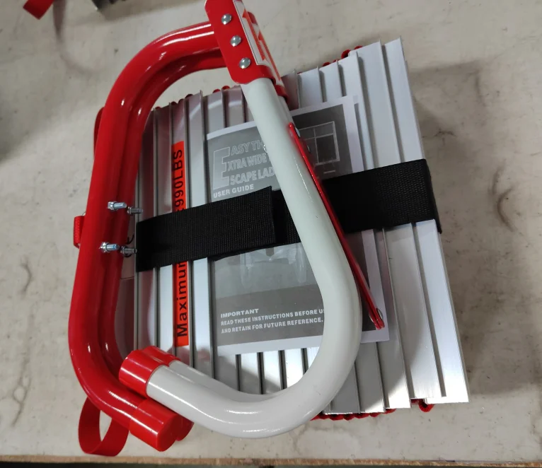 سلم إخلاء الطوارئ بطول 5.0 متر، تحميل 450 كجم خطوات من سبائك الألومنيوم شديدة التحمل سلم سلم للطوارئ