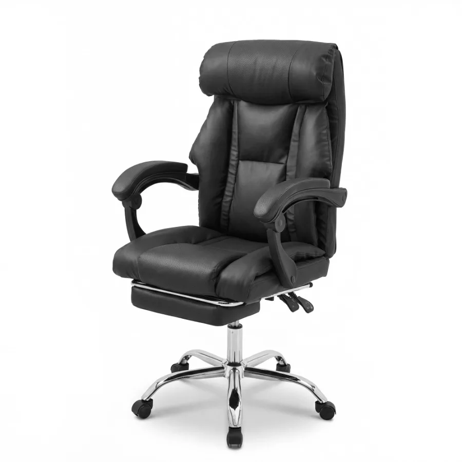 Office Chair Adjustable Height Executive Desk Chair with Foot Rest Comfortable Computer Chair High Back Reclining Gaming Chair