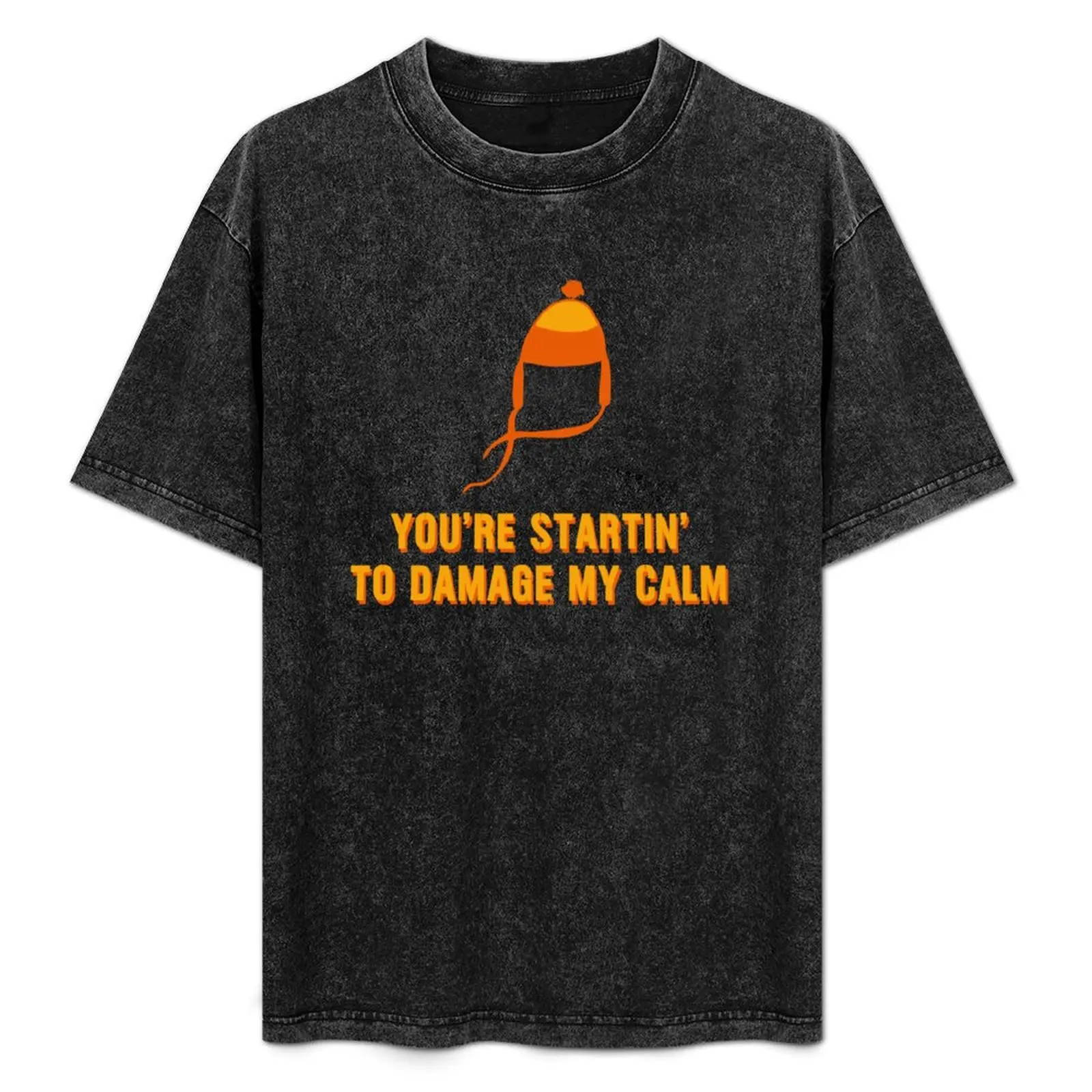 

Jayne Hat Shirt - Damage My Calm T-Shirt Casual Fashion Short Sleeve Cotton T-Shirt