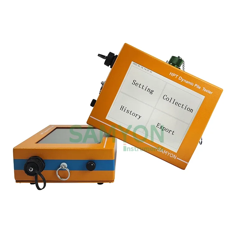 Convenient SAMYON HPT Wireless Foundation Pile Dynamic Detector High Strain Pile Integrity Tester