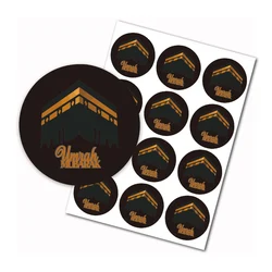 Umrah mubarak Party Gift decorations Stickers supplies Holiday decorations